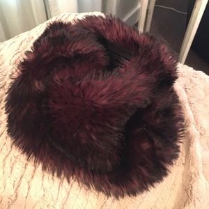 Gap faux fur infinity scarf